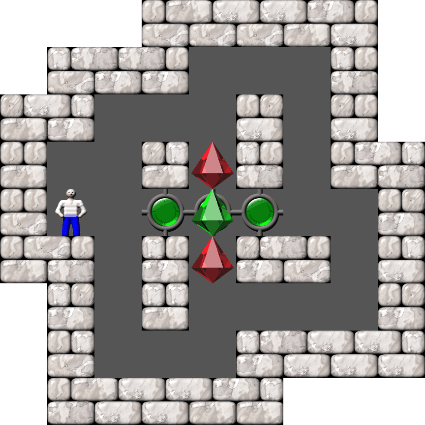 Sokoban Mass Remodel level 1434